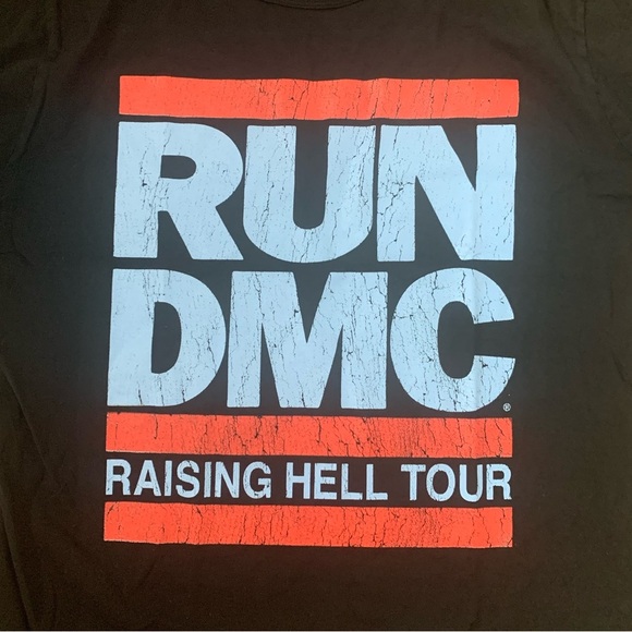 Recycled Karma Run DMC Raising Hell Tour Oversized Concert T-shirt Size M - NWOT - Picture 5 of 8
